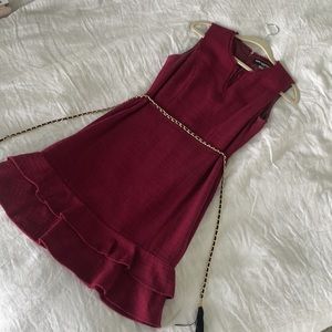 Karl Lagerfeld Red Dress. Size 6.